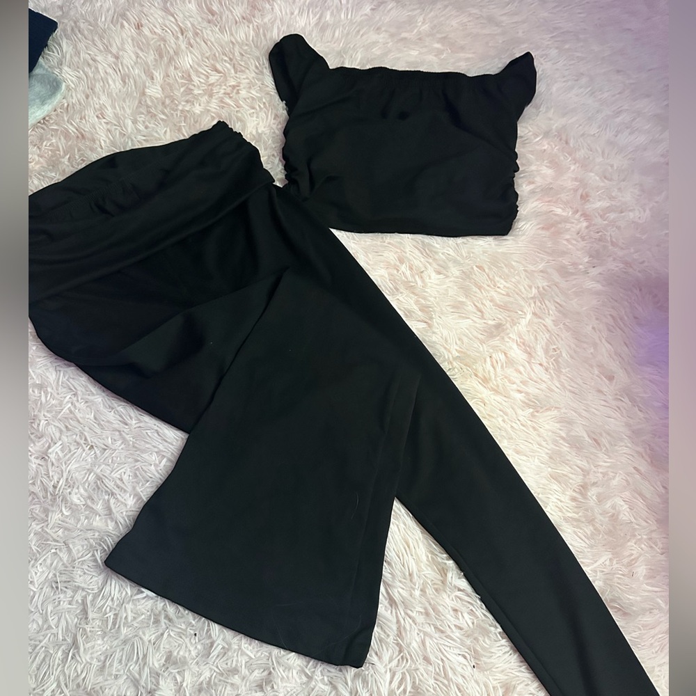 💕 flattering black lounge set